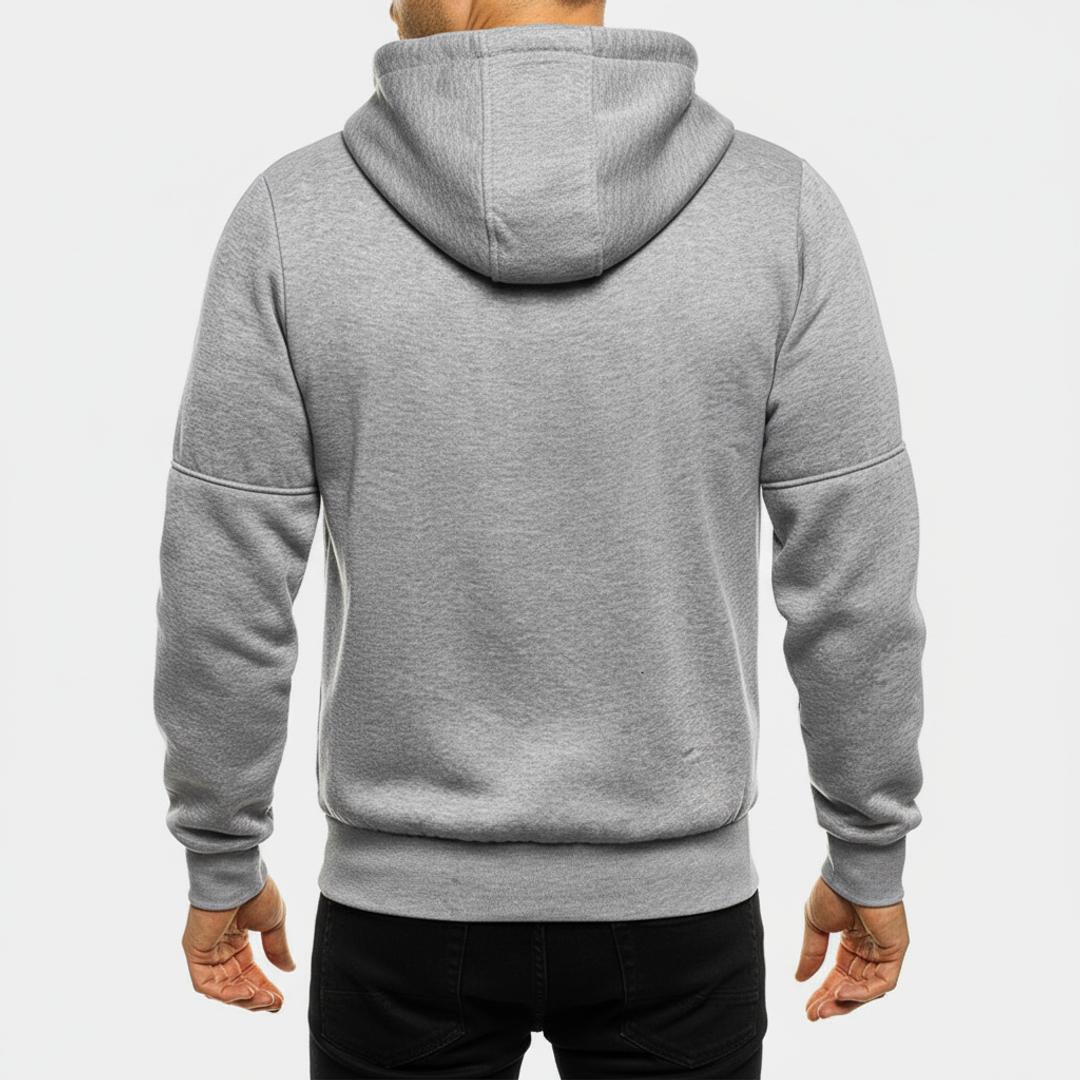 Men's Hooded Zip Up Casual Jacket