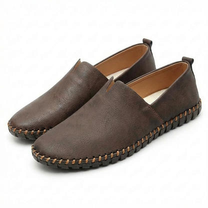 Comfortable Men's Slip-On Leather Loafers Shoes