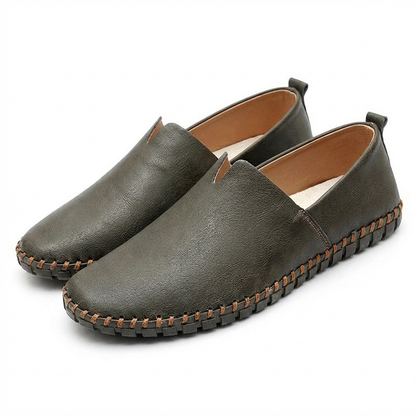 Comfortable Men's Slip-On Leather Loafers Shoes