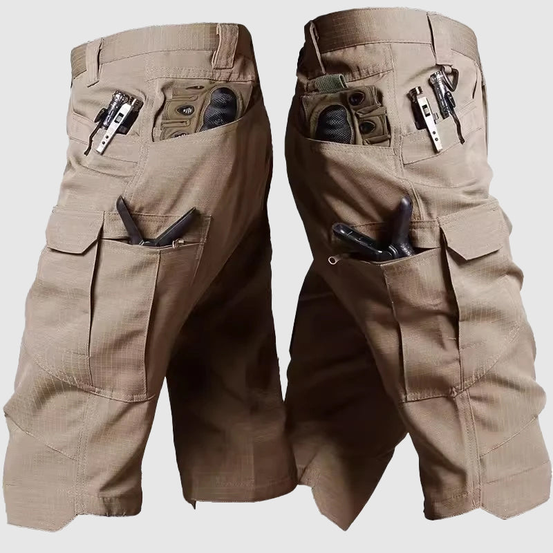 Mossy Green Camouflage Shorts