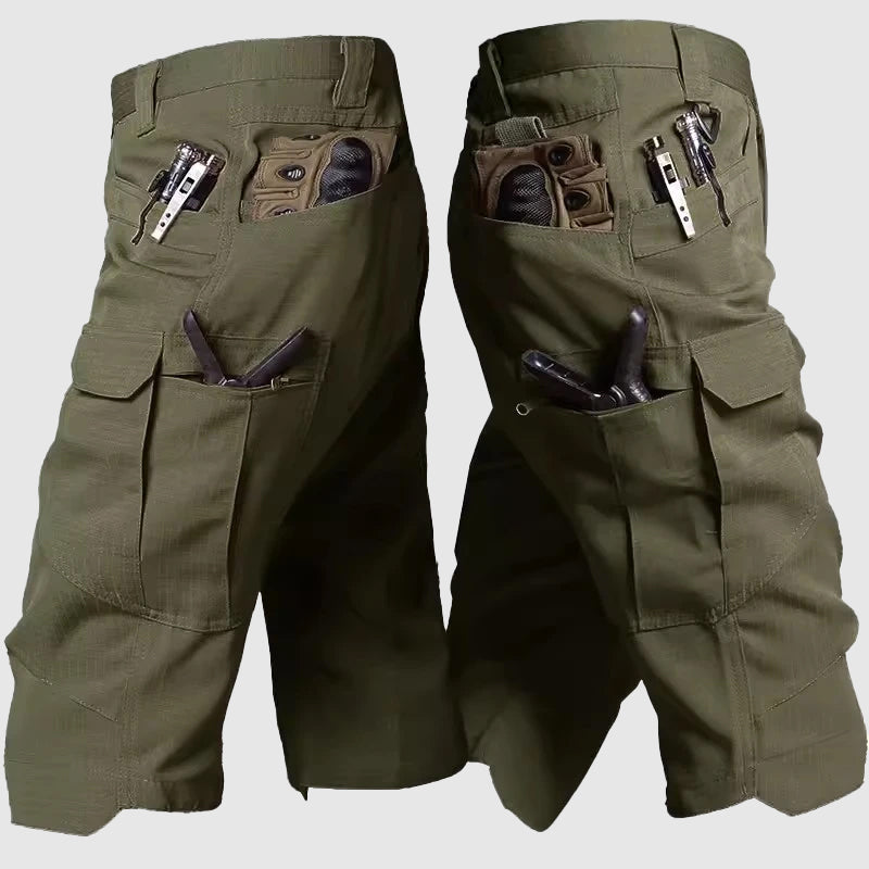 Mossy Green Camouflage Shorts - VibreMode