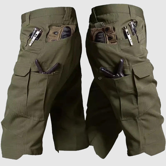 Mossy Green Camouflage Shorts - VibreMode