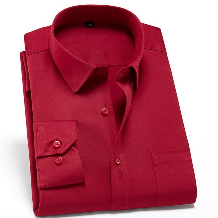 Men's Stretch Overshirt Anti Wrinkle