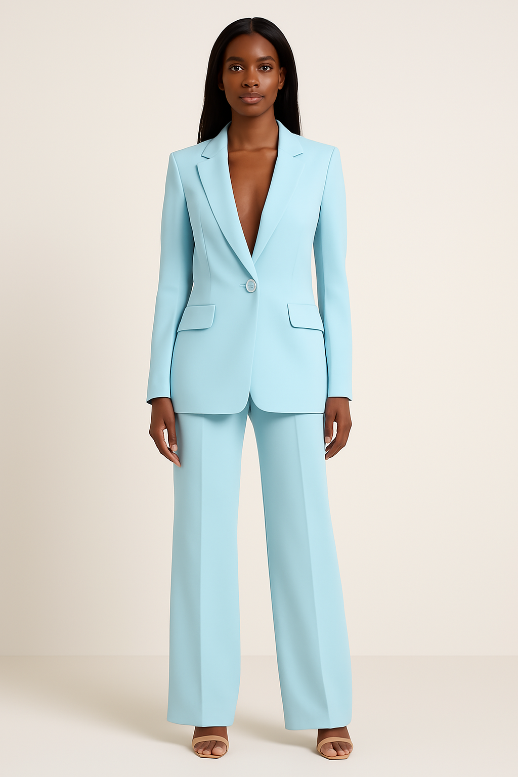 Classic Fit Women's Suit Pants Set - VibreMode