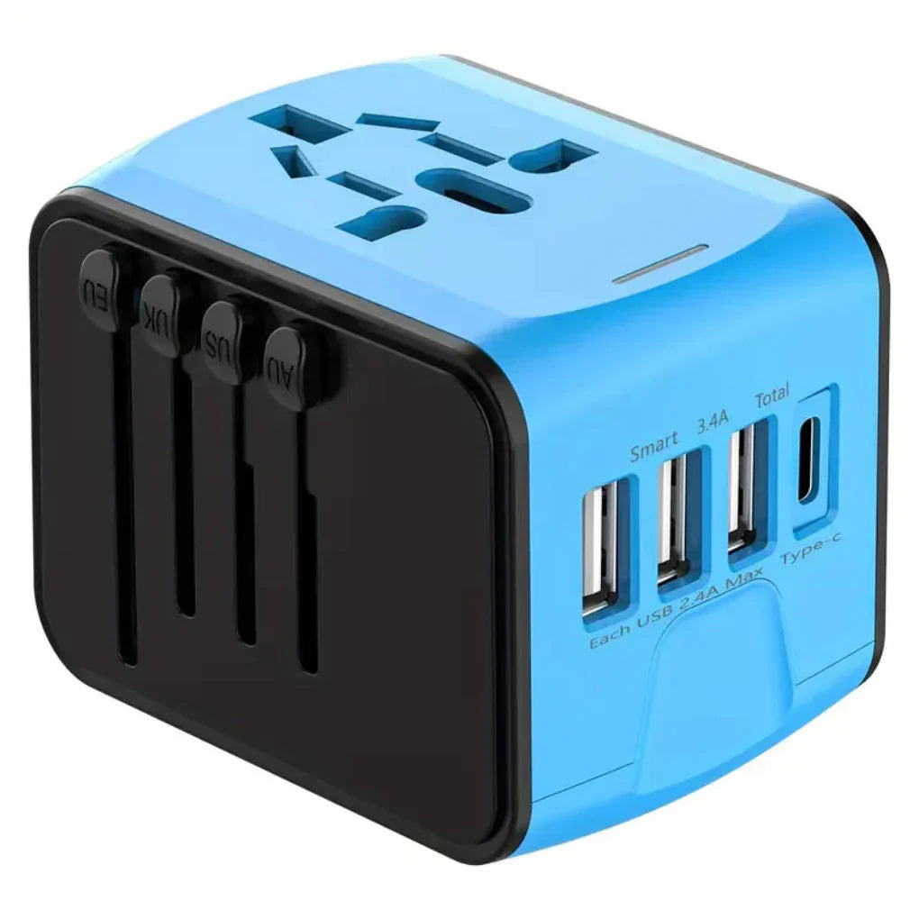 Universal Travel Adapter Compact Fast Charging