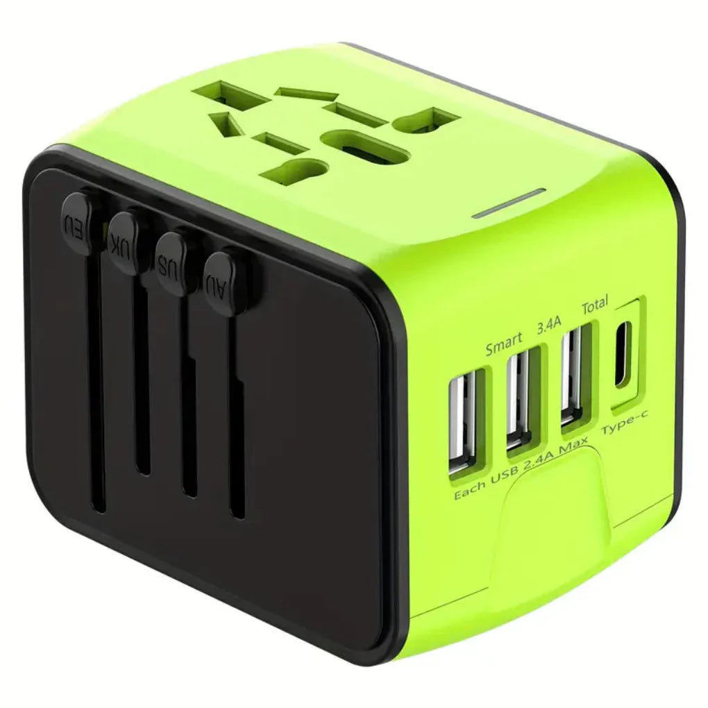 Travel Plug Adapter Compact Fast Charging Universal
