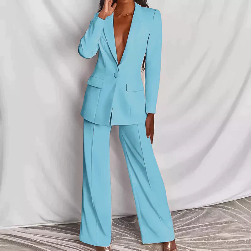 Jesika Women's Blazer Suit Set