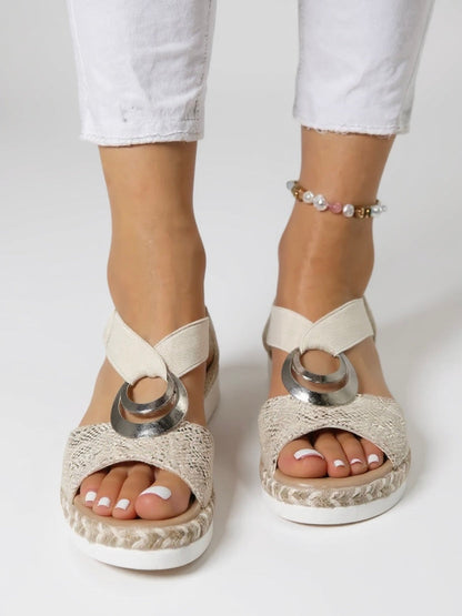 Women's Cushioned Sandals Jade Green - VibreMode