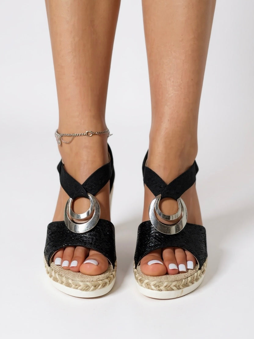 Green Comfortable Womens Flat Sandals
