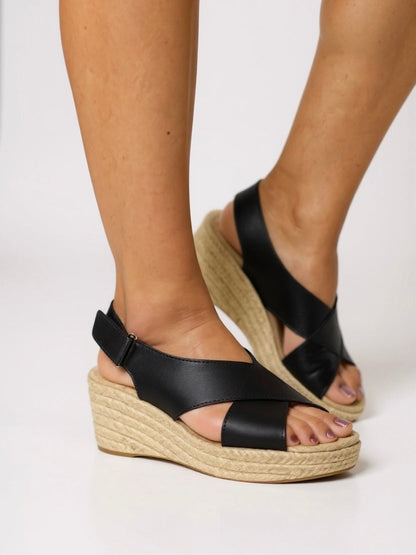 Comfortable Ankle Strap Wedge Sandals for Women