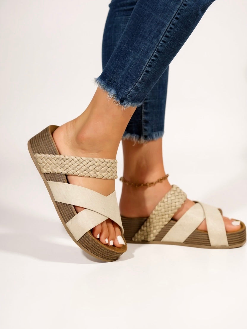 Comfortable Woven Heel Sandals for Women