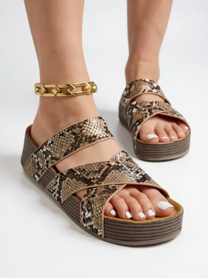 Comfortable Woven Heel Sandals for Women