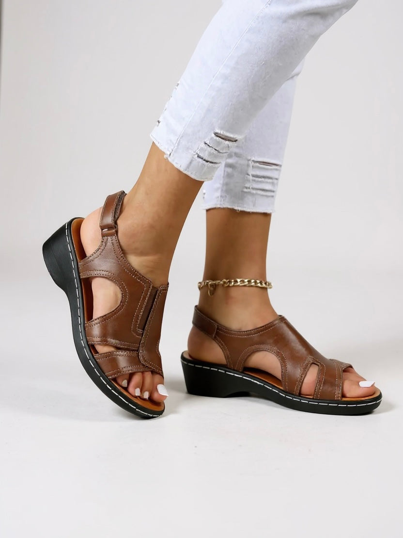 Ines Women's Adjustable Walking Sandals Cushioned - VibreMode