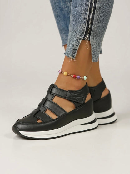 Women's Platform Sandals Adjustable Walking Shoes