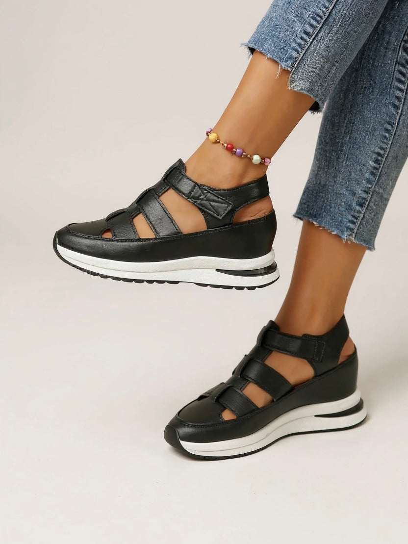 Women's Platform Sandals Adjustable Walking Shoes