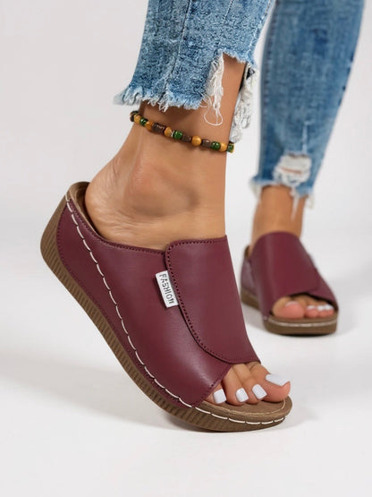 Women's Platform Cushioned Slides