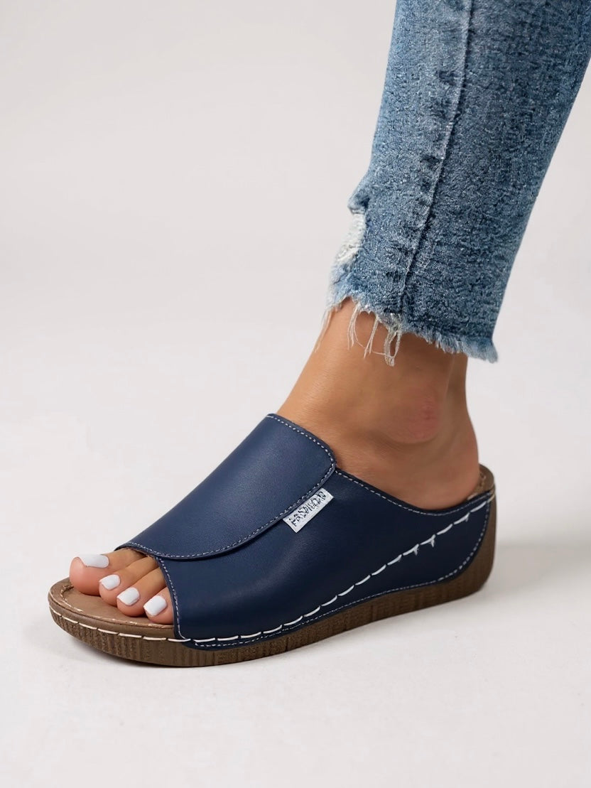 Women's Platform Cushioned Slides