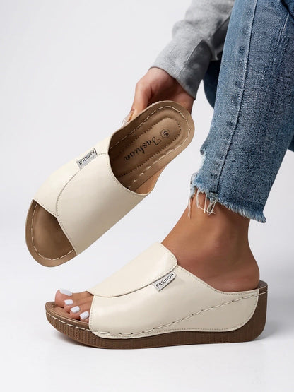 Women's Platform Cushioned Slides