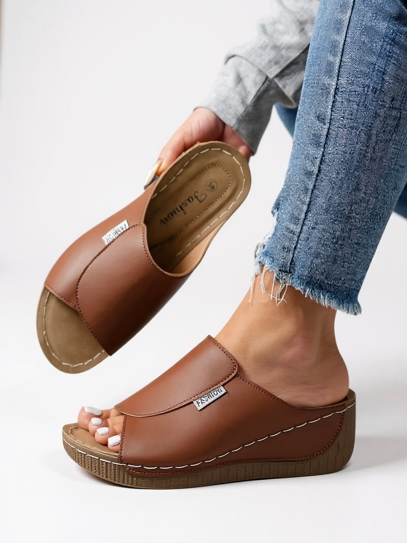 Women's Platform Cushioned Slides