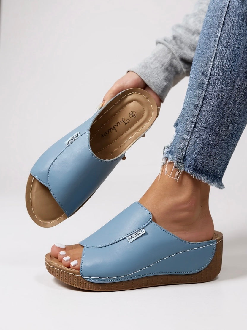 Women's Platform Cushioned Slides