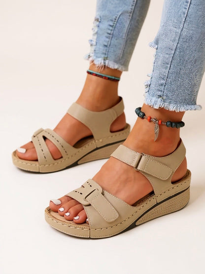 Comfortable Women's Foam Wedge Sandals
