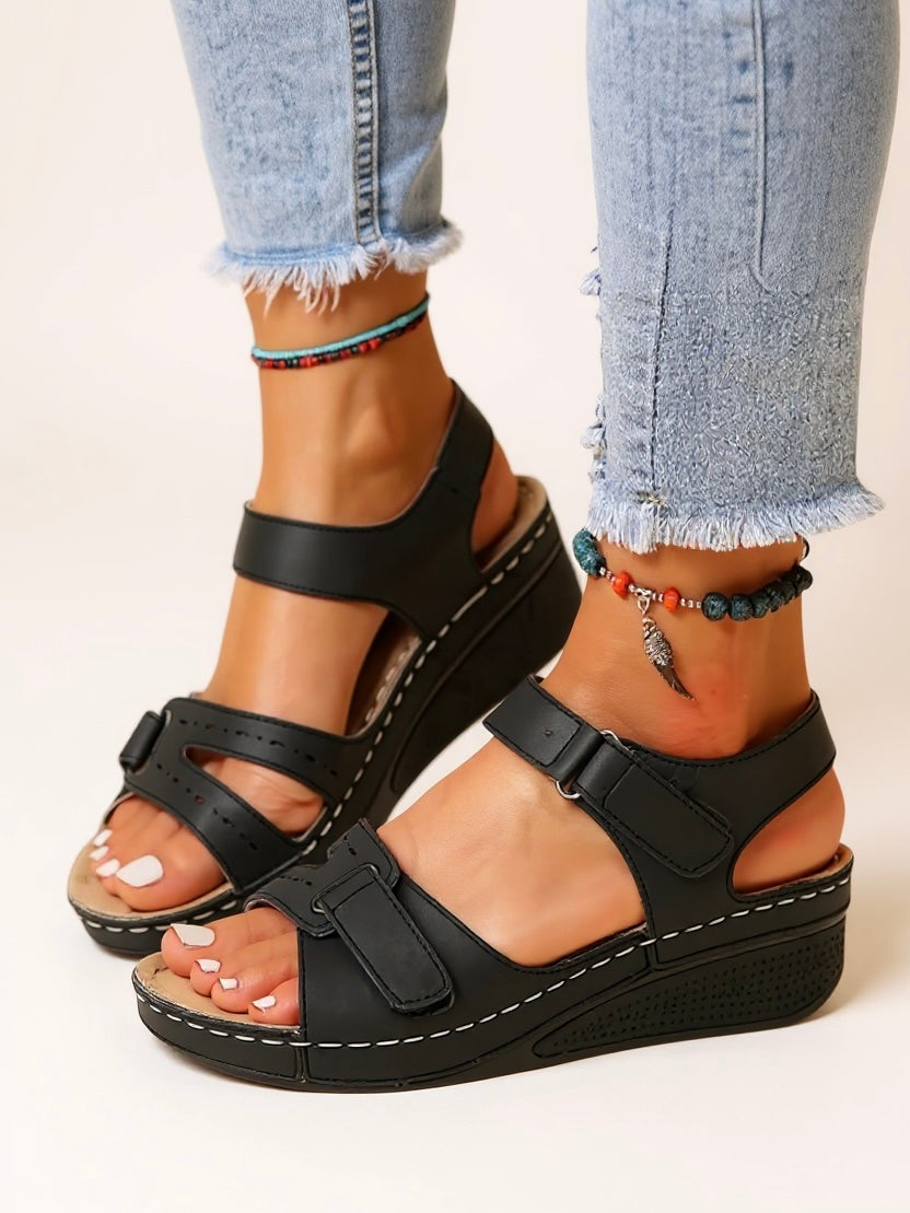 Comfortable Women's Foam Wedge Sandals