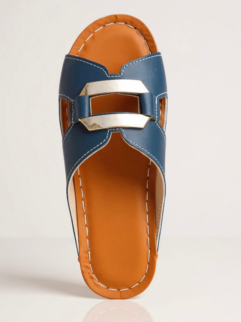 Comfortable Womens Contoured Slide Sandals