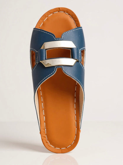 Comfortable Womens Contoured Slide Sandals