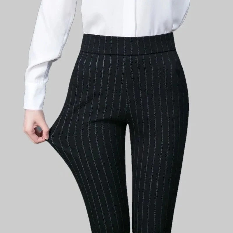 Women's Elastic Pants Comfortable Stretchy - VibreMode