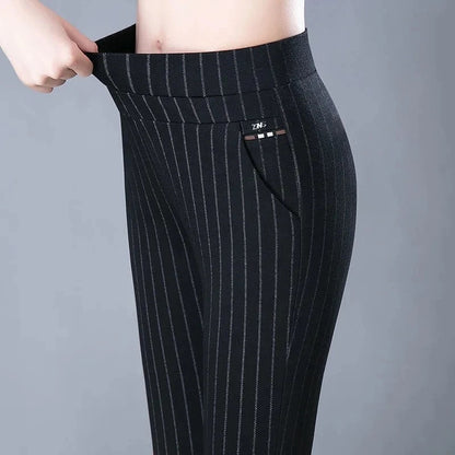 Women's Elastic Pants Comfortable Stretchy