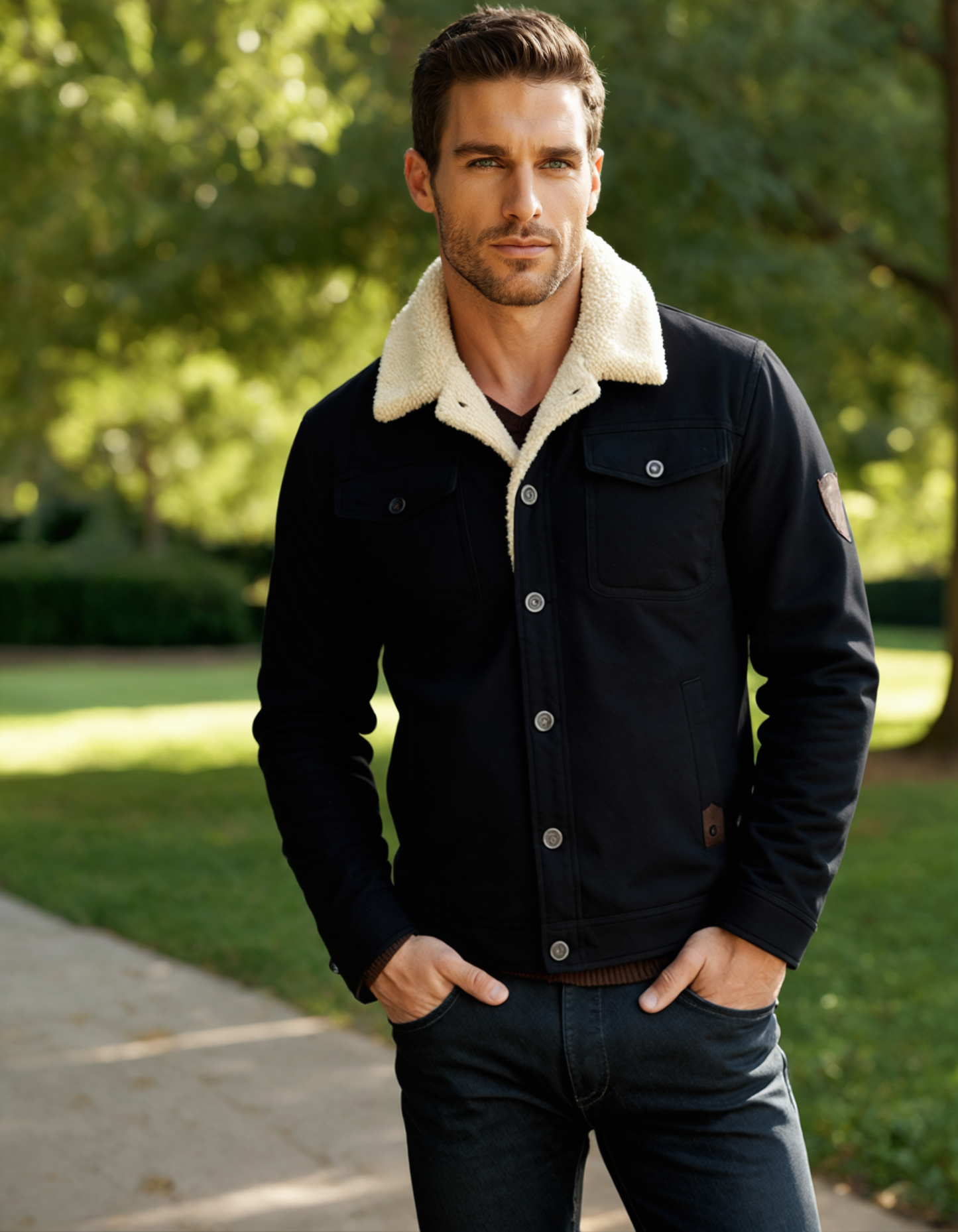 Men's Insulated Fleece Lined Winter Coat