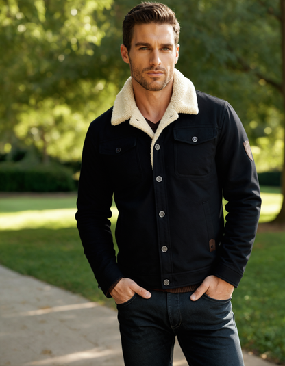 Men's Insulated Fleece Lined Winter Coat