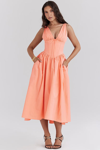 Women's Wedding Guest Dress Summer Floral