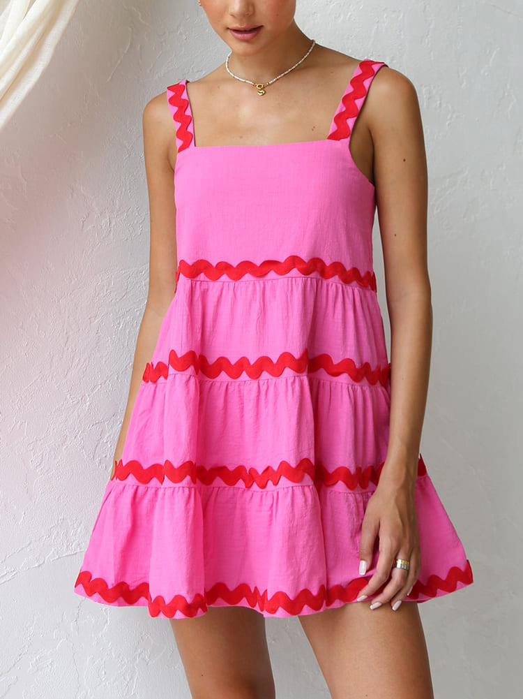 Exotic Short Summer Dress - VibreMode
