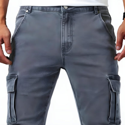 Men's Slim Fit Cargo Pants Multi Pocket