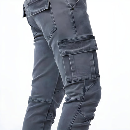 Men's Slim Fit Cargo Pants Multi Pocket