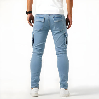 Men's Slim Fit Cargo Pants Multi Pocket