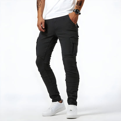 Men's Slim Fit Cargo Pants Multi Pocket