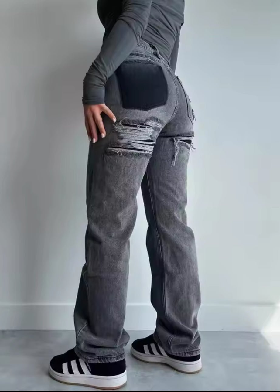 Women's Ripped Vintage Jeans