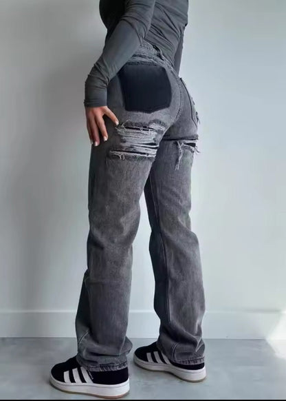 Women's Ripped Vintage Jeans