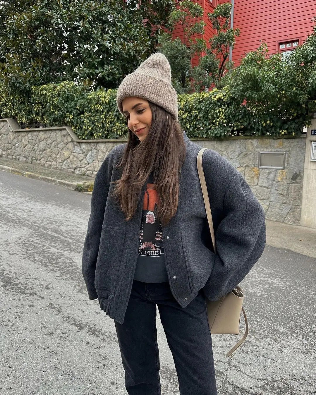 Women's Tweed Jacket Classic Outerwear - VibreMode