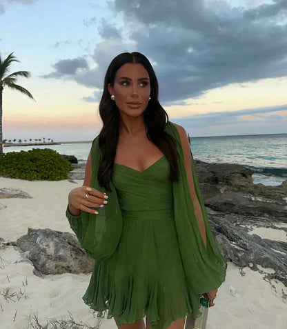 Chic Little Bodycon Wrap Dress