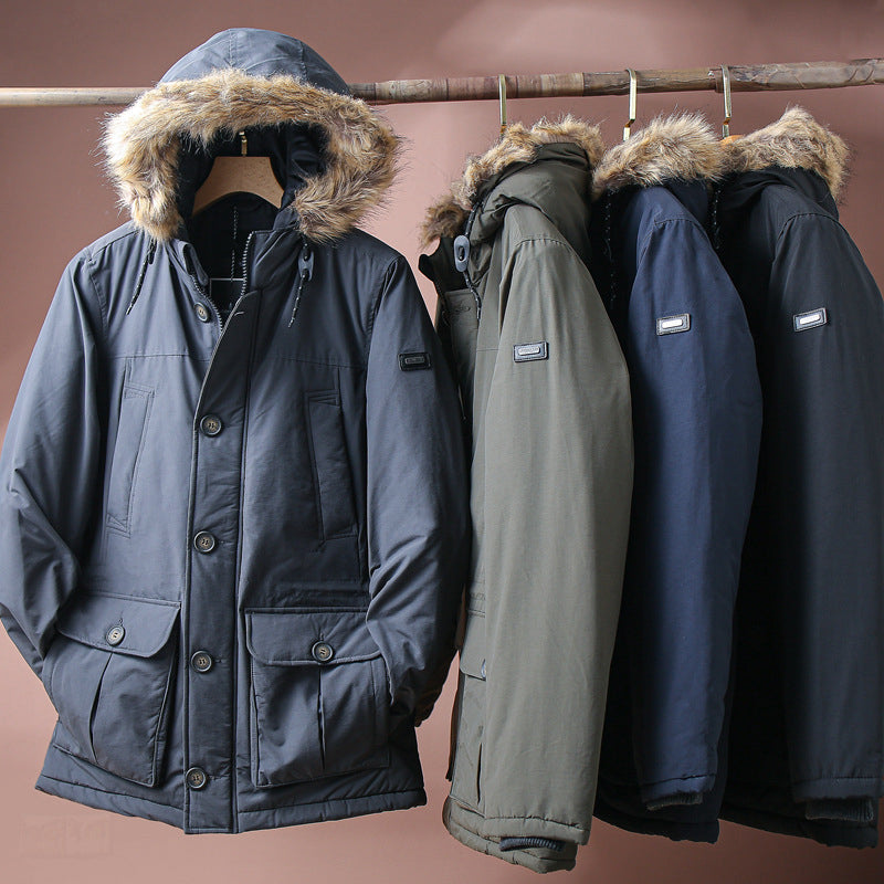 Alessandro Veneti Men's Winter Coat Warm Outerwear - VibreMode