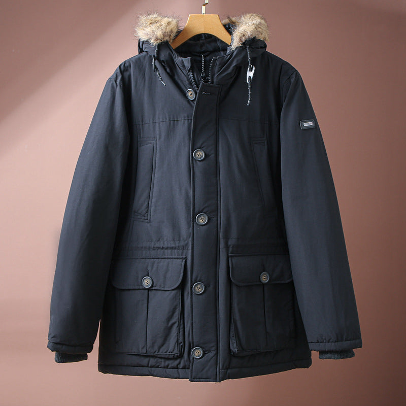 Alessandro Veneti Men's Winter Coat Warm Outerwear