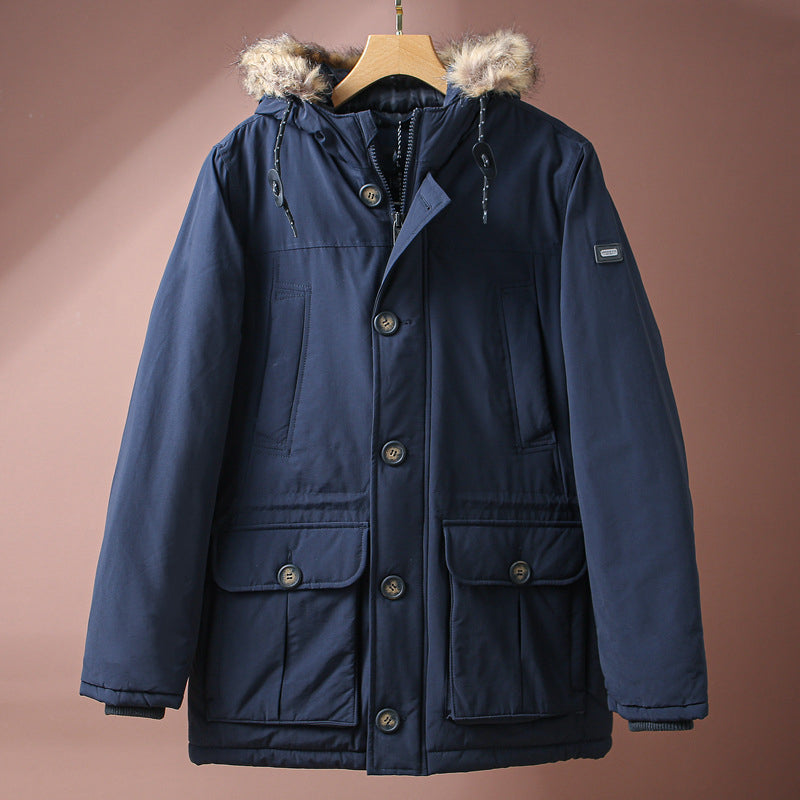Alessandro Veneti Men's Winter Coat Warm Outerwear