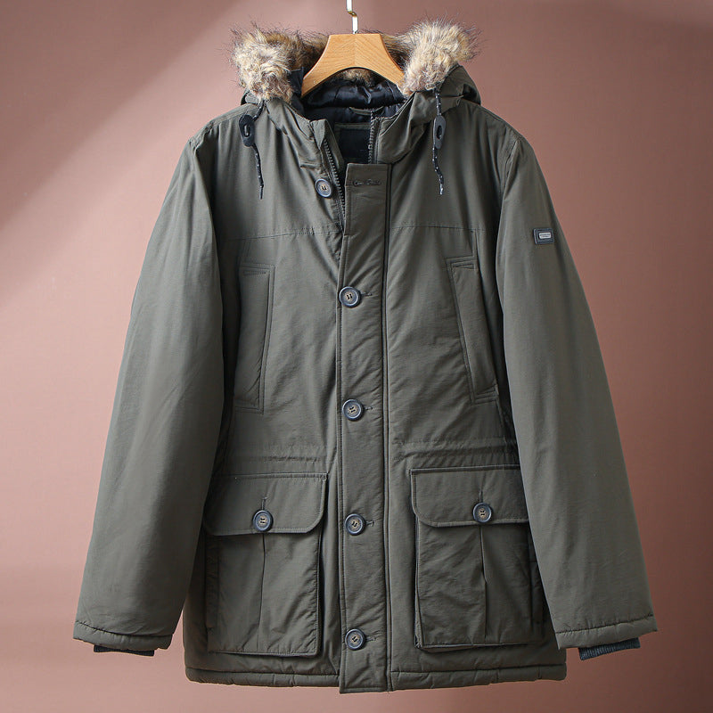 Alessandro Veneti Men's Winter Coat Warm Outerwear