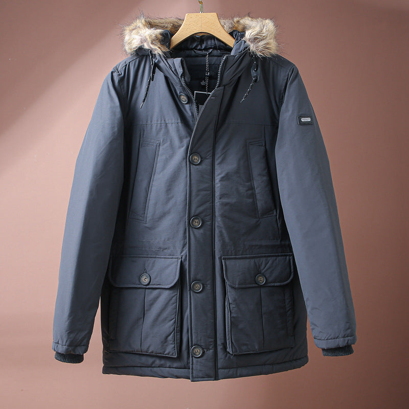 Alessandro Veneti Men's Winter Coat Warm Outerwear
