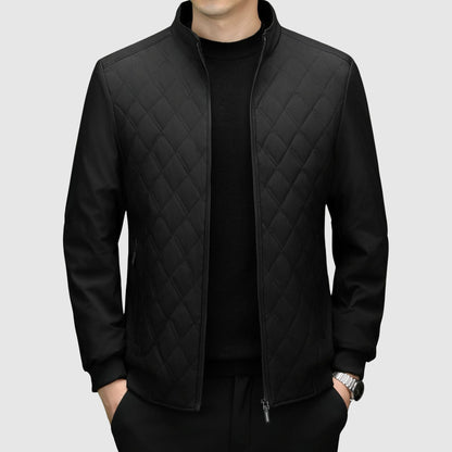 Men's Insulated Poly-Blend Winter Jacket - VibreMode