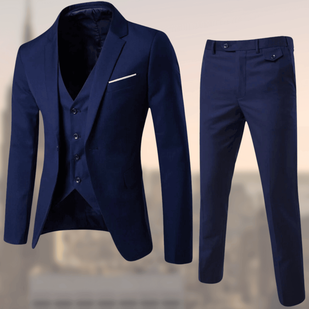 Men's 2 Piece Suit Notch Collar Vest - VibreMode