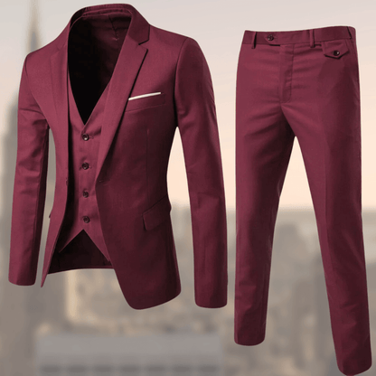 Men's 2 Piece Suit Notch Collar Vest